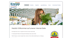 Desktop Screenshot of kneippverein-unna.de